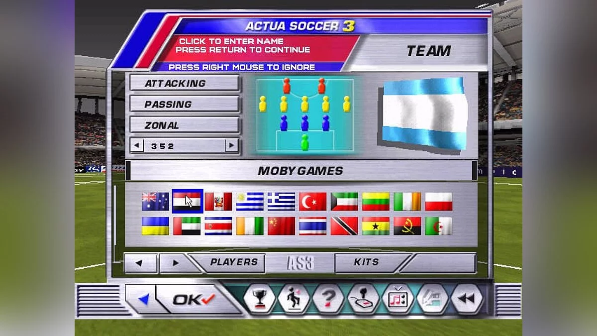 Скриншоты из Actua Soccer 3 / Картинка 16
