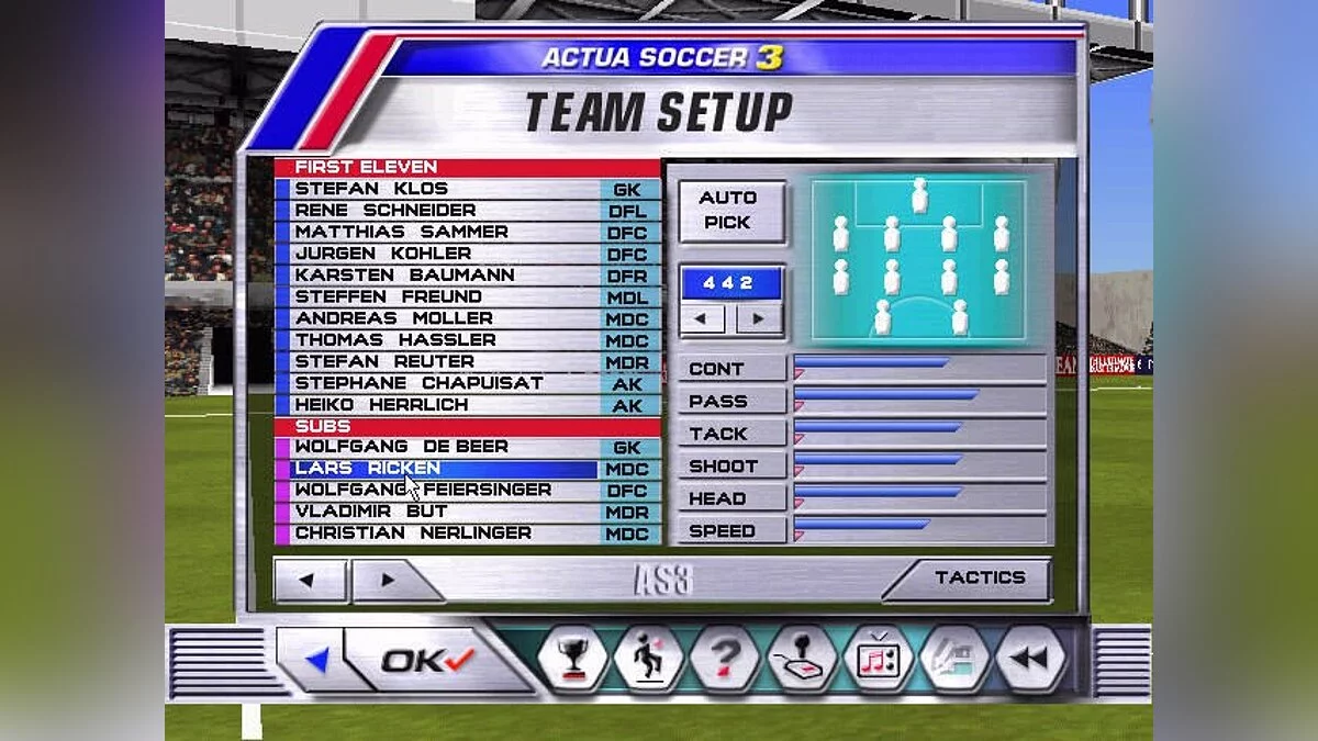 Скриншоты из Actua Soccer 3 / Картинка 21