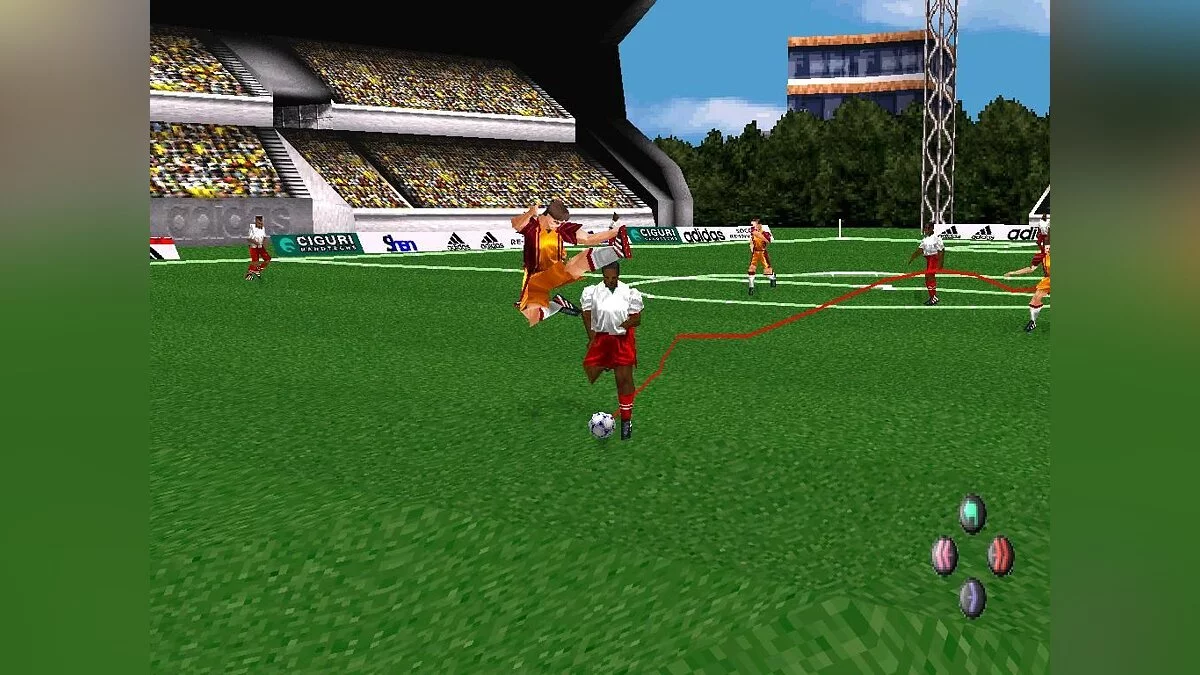 Скриншоты из adidas Power Soccer 98 / Картинка 11