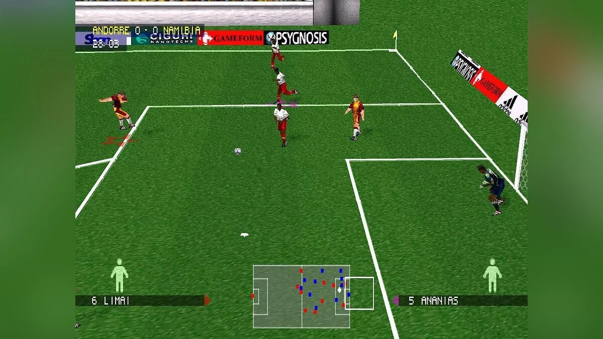 Скриншоты из adidas Power Soccer 98 / Картинка 14