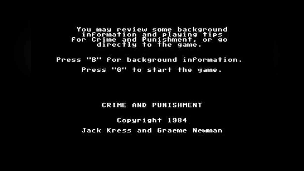 Скриншоты из Crime and Punishment / Картинка 2