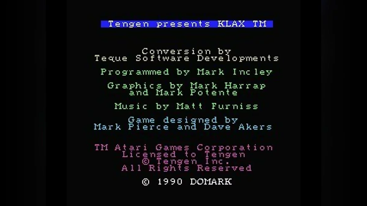 Скриншоты из Klax / Картинка 129
