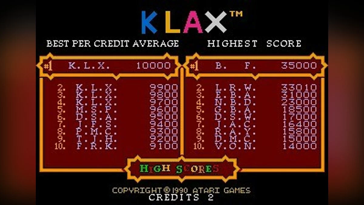 Скриншоты из Klax / Картинка 166