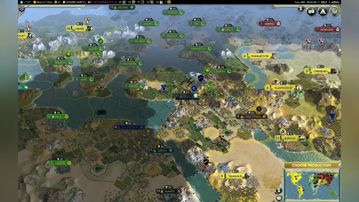 Скриншоты из Sid Meier's Civilization 5 / Картинка 108