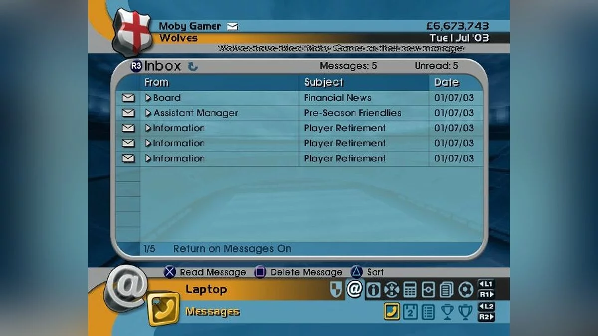 Скриншоты из LMA Manager 2004 / Картинка 24