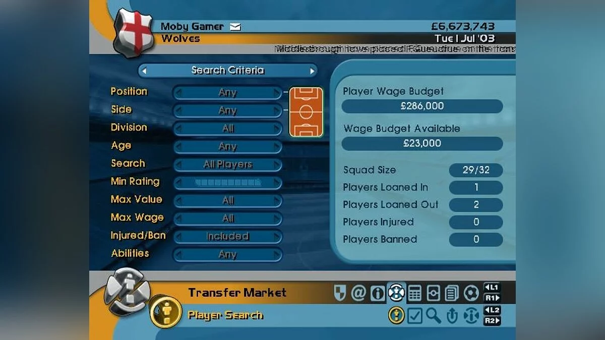 Скриншоты из LMA Manager 2004 / Картинка 25