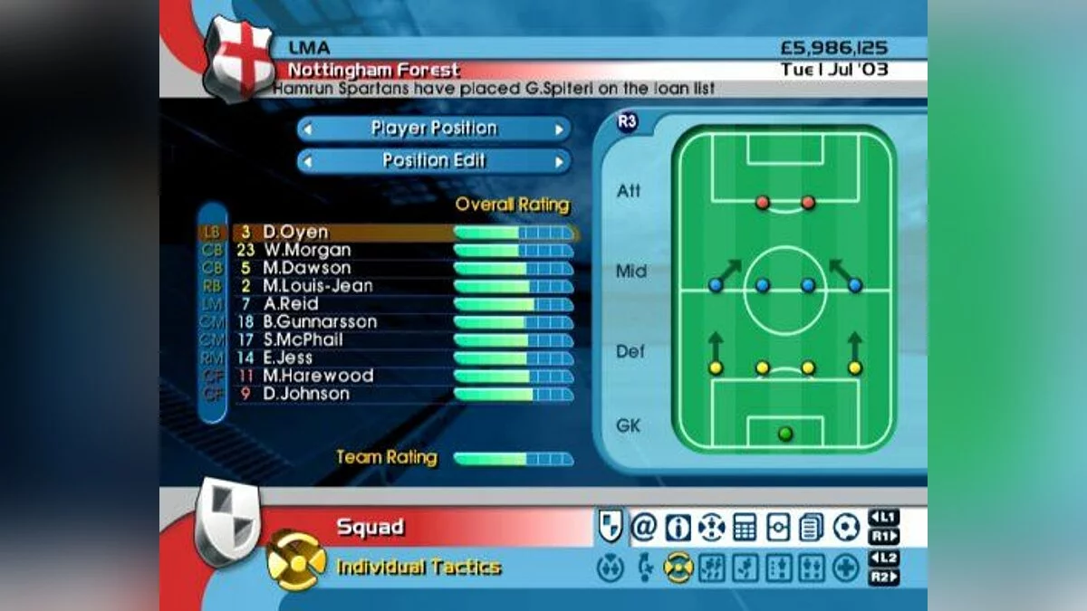 Скриншоты из LMA Manager 2004 / Картинка 4