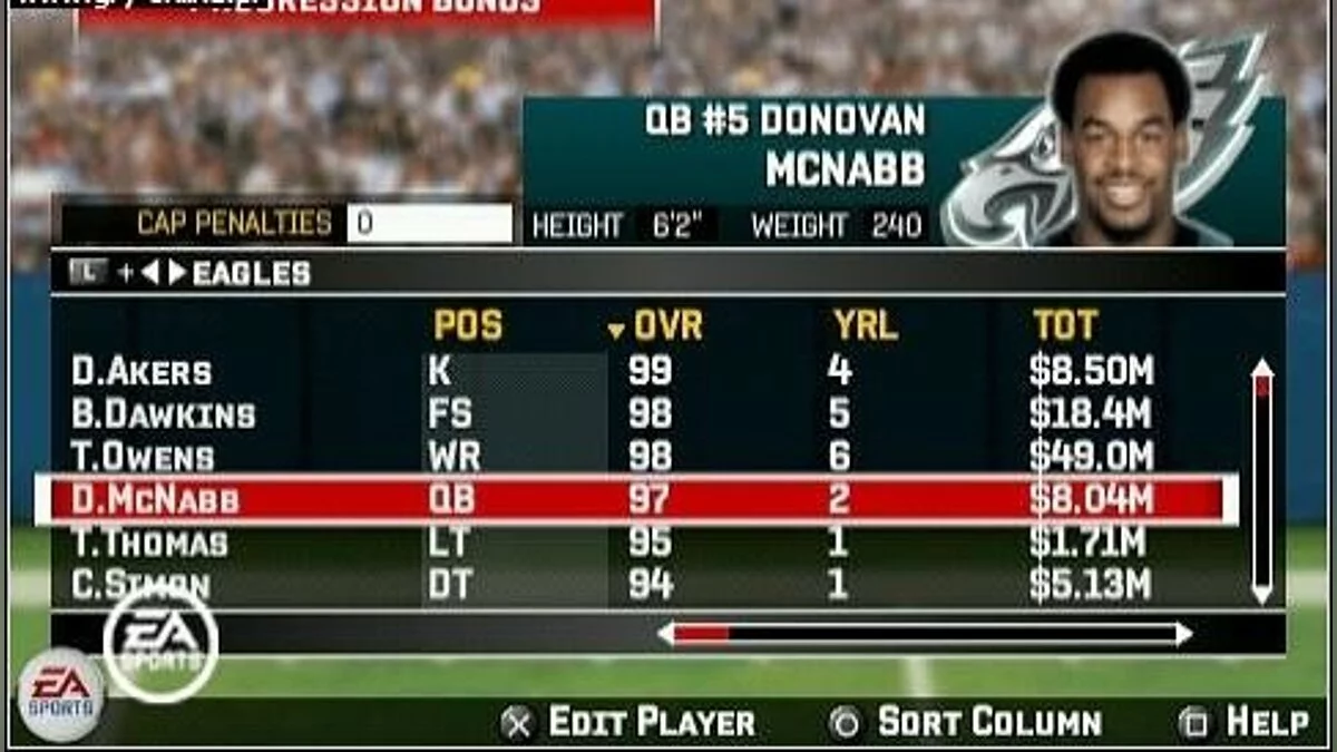 Скриншоты из Madden NFL 06 / Картинка 68