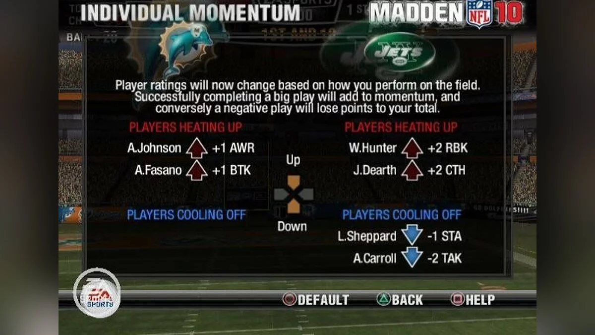 Скриншоты из Madden NFL 10 / Картинка 129