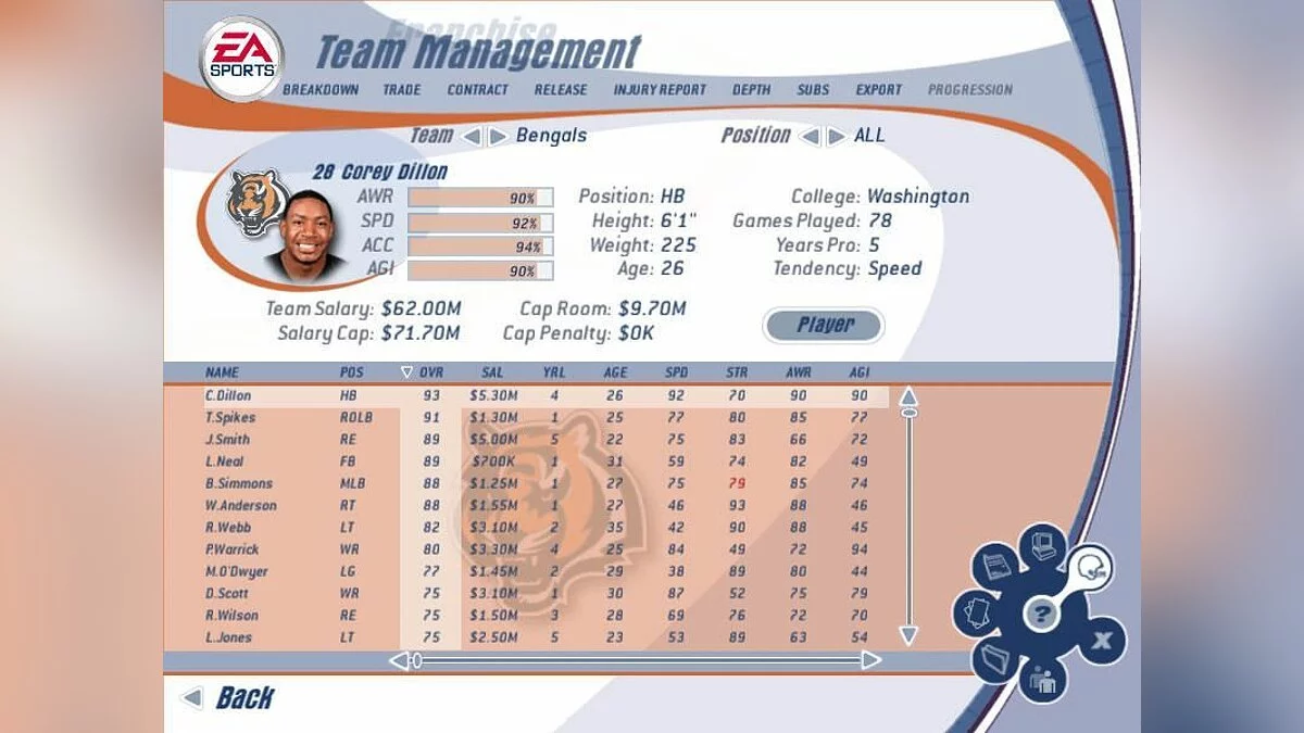 Скриншоты из Madden NFL 2003 (2002) / Картинка 47