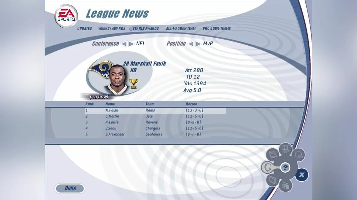 Скриншоты из Madden NFL 2003 (2002) / Картинка 64