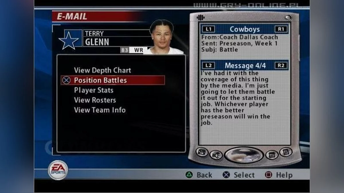 Скриншоты из Madden NFL 2005 / Картинка 83