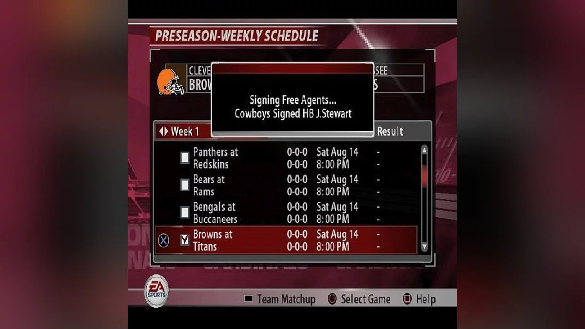 Скриншоты из Madden NFL 2005 / Картинка 110