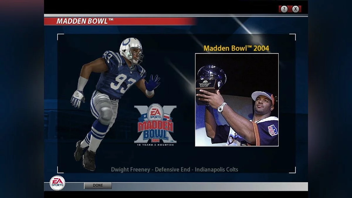 Скриншоты из Madden NFL 2005 / Картинка 141