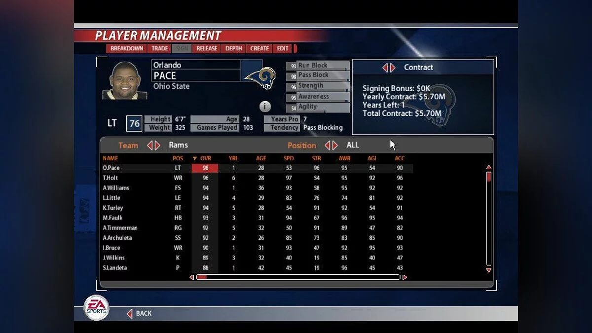 Скриншоты из Madden NFL 2005 / Картинка 27