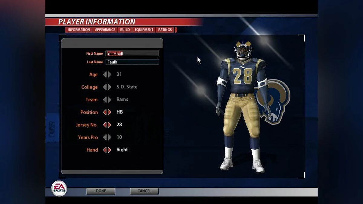 Скриншоты из Madden NFL 2005 / Картинка 28