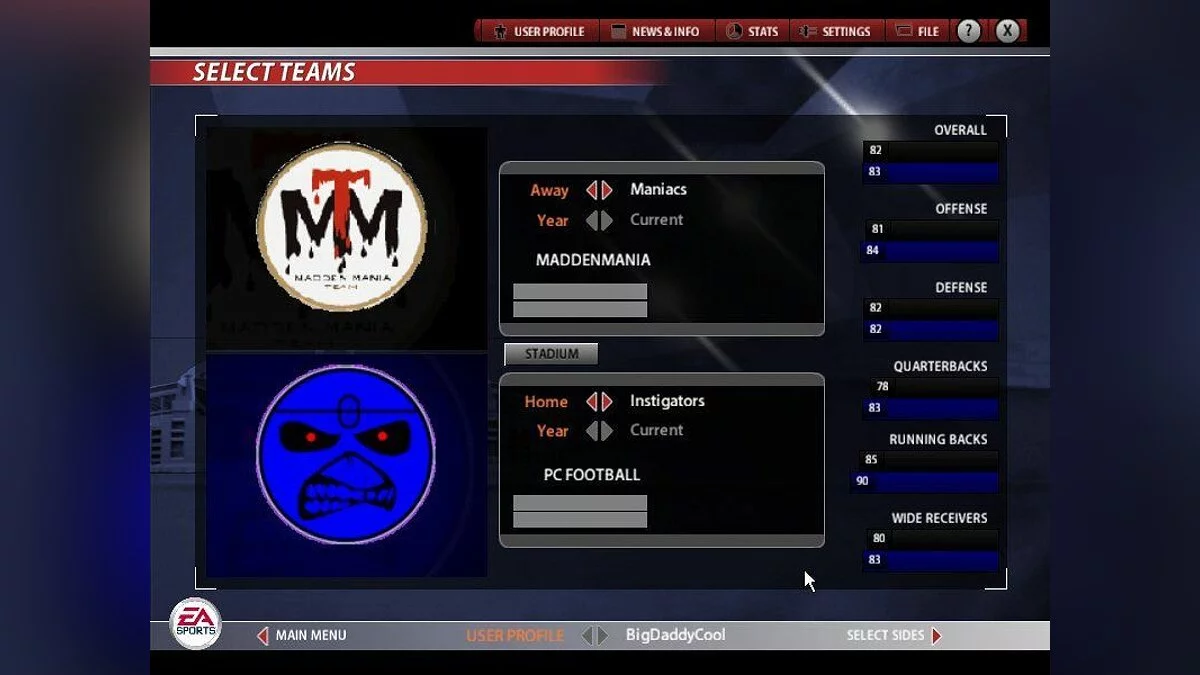 Скриншоты из Madden NFL 2005 / Картинка 30