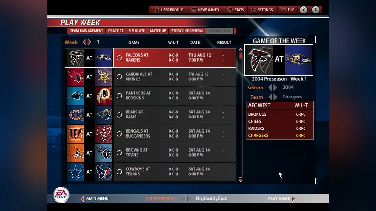 Скриншоты из Madden NFL 2005 / Картинка 38