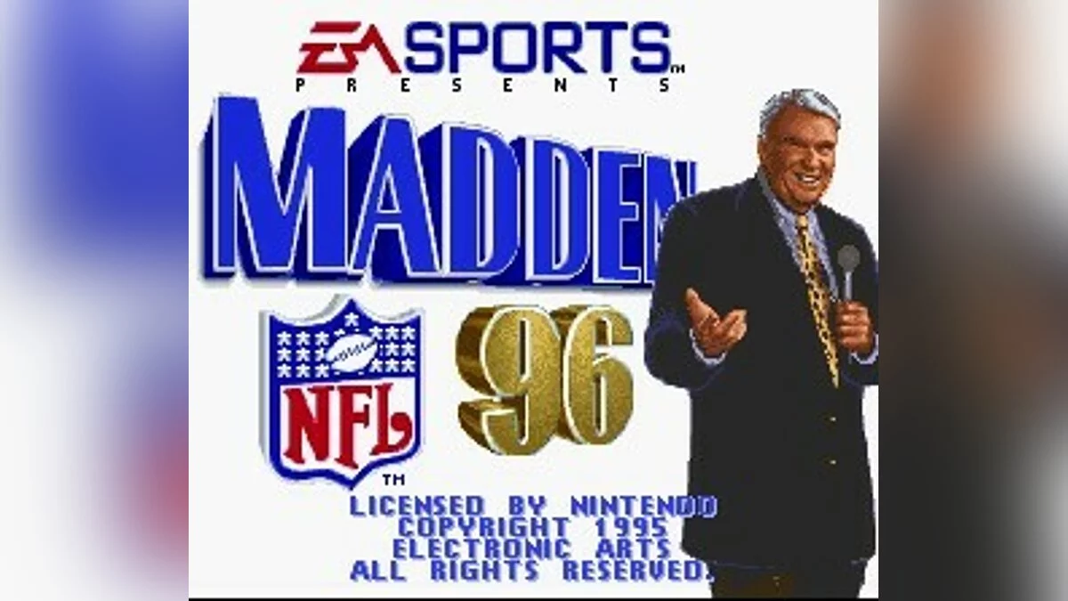 Скриншоты из Madden NFL 96 / Картинка 32
