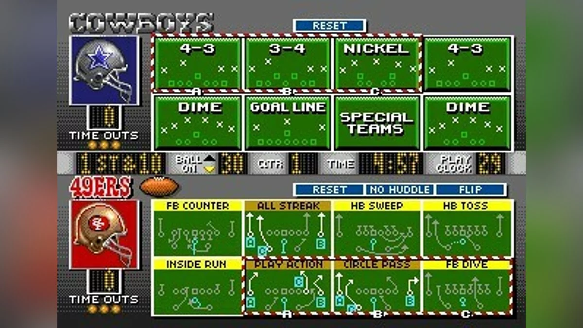 Скриншоты из Madden NFL '94 / Картинка 10