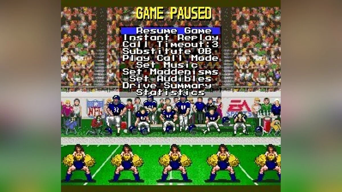 Скриншоты из Madden NFL '94 / Картинка 37