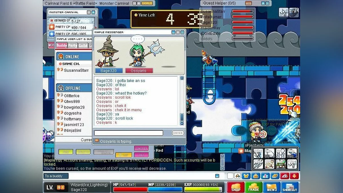 Скриншоты из MapleStory / Картинка 2