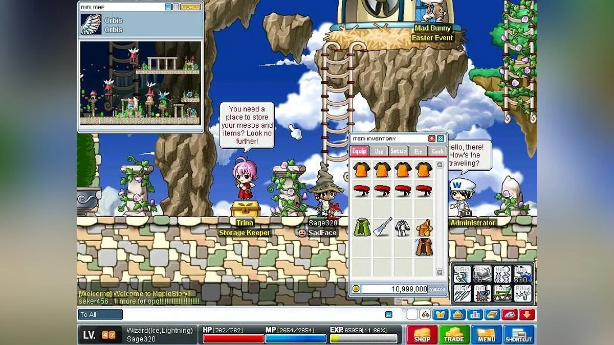 Скриншоты из MapleStory / Картинка 21