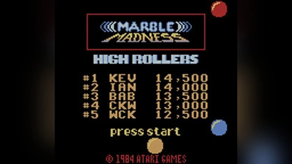 Скриншоты из Marble Madness / Картинка 88