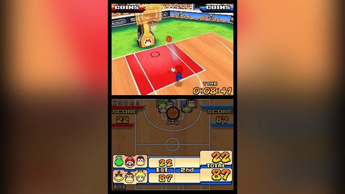 Скриншоты из Mario Hoops 3 on 3 / Картинка 2