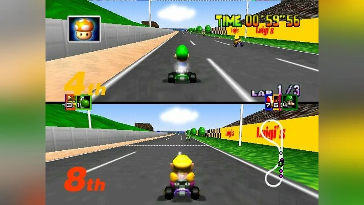 Скриншоты из Mario Kart 64 / Картинка 32
