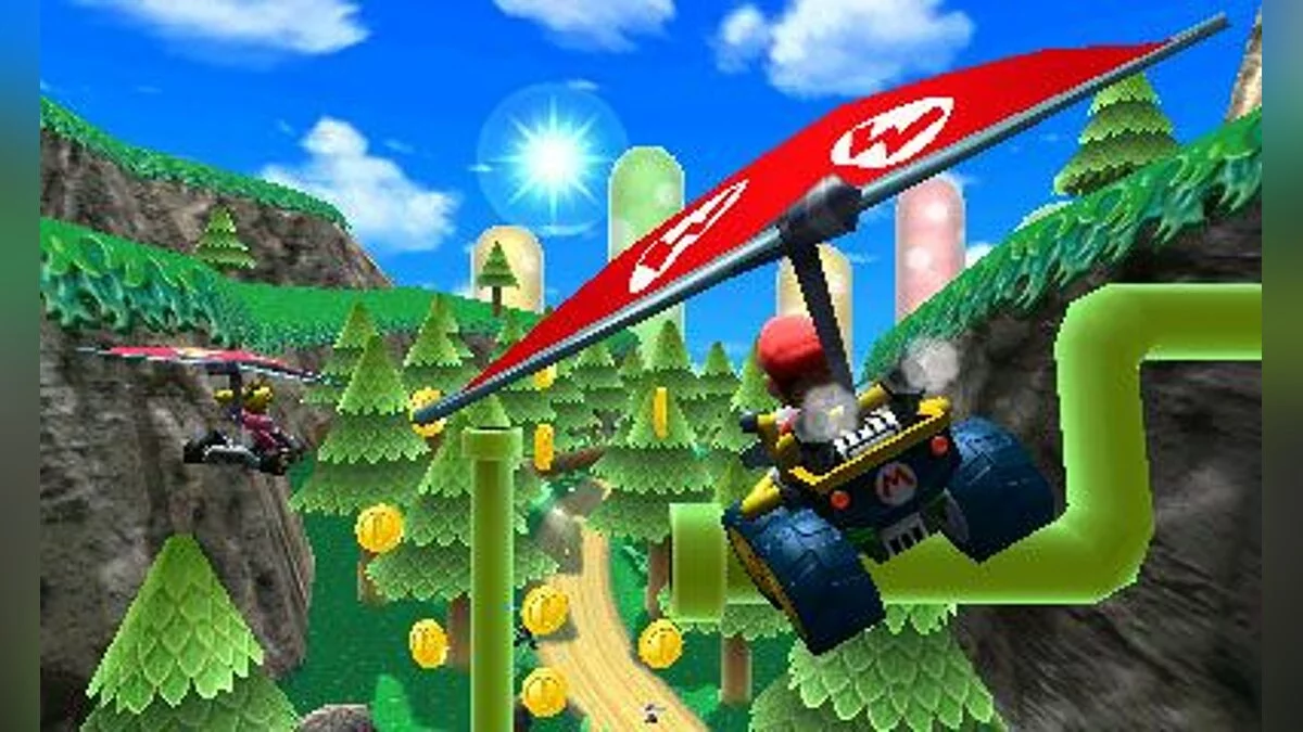 Скриншоты из Mario Kart 7 / Картинка 20