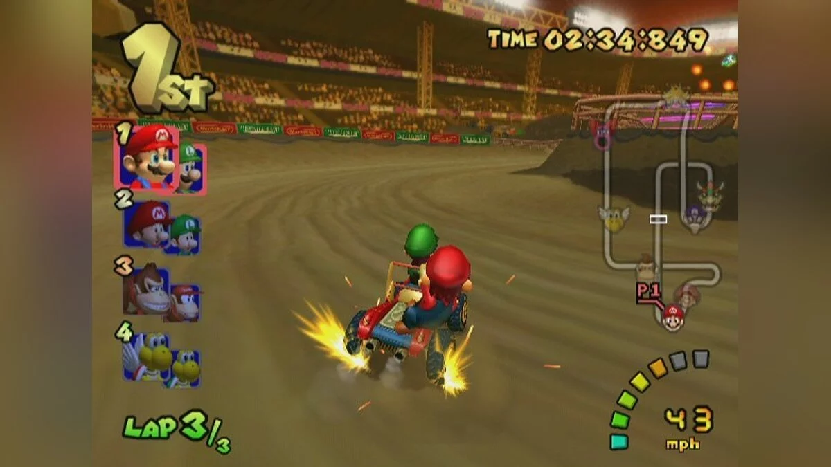 Скриншоты из Mario Kart: Double Dash!! / Картинка 63
