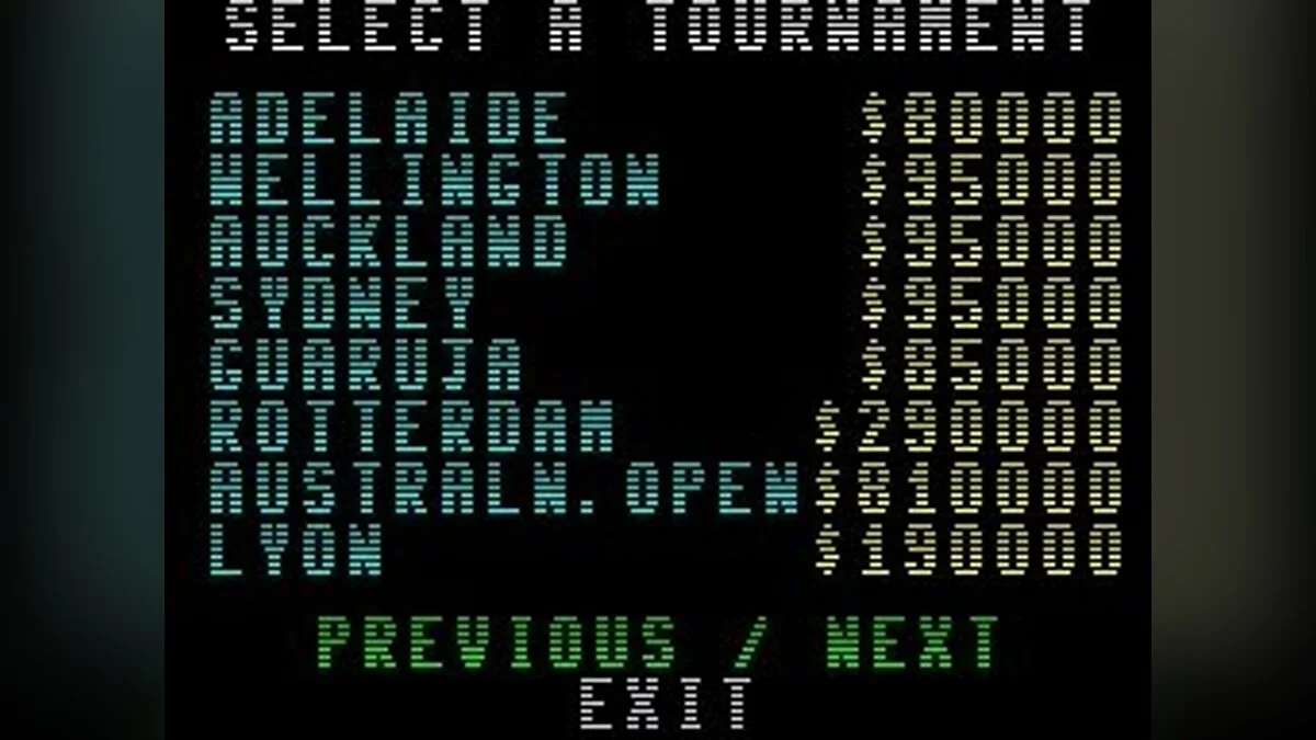 Скриншоты из International 3D Tennis / Картинка 39