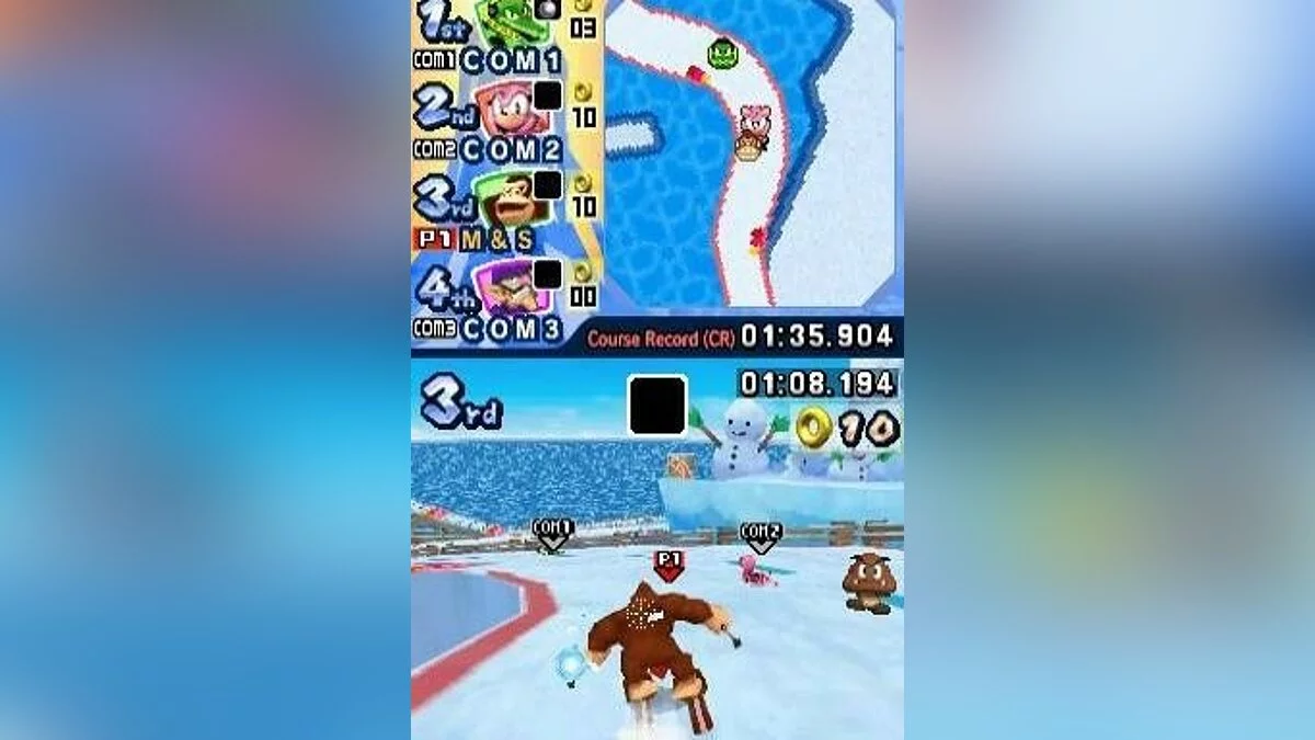 Скриншоты из Mario & Sonic at the Olympic Winter Games / Картинка 98