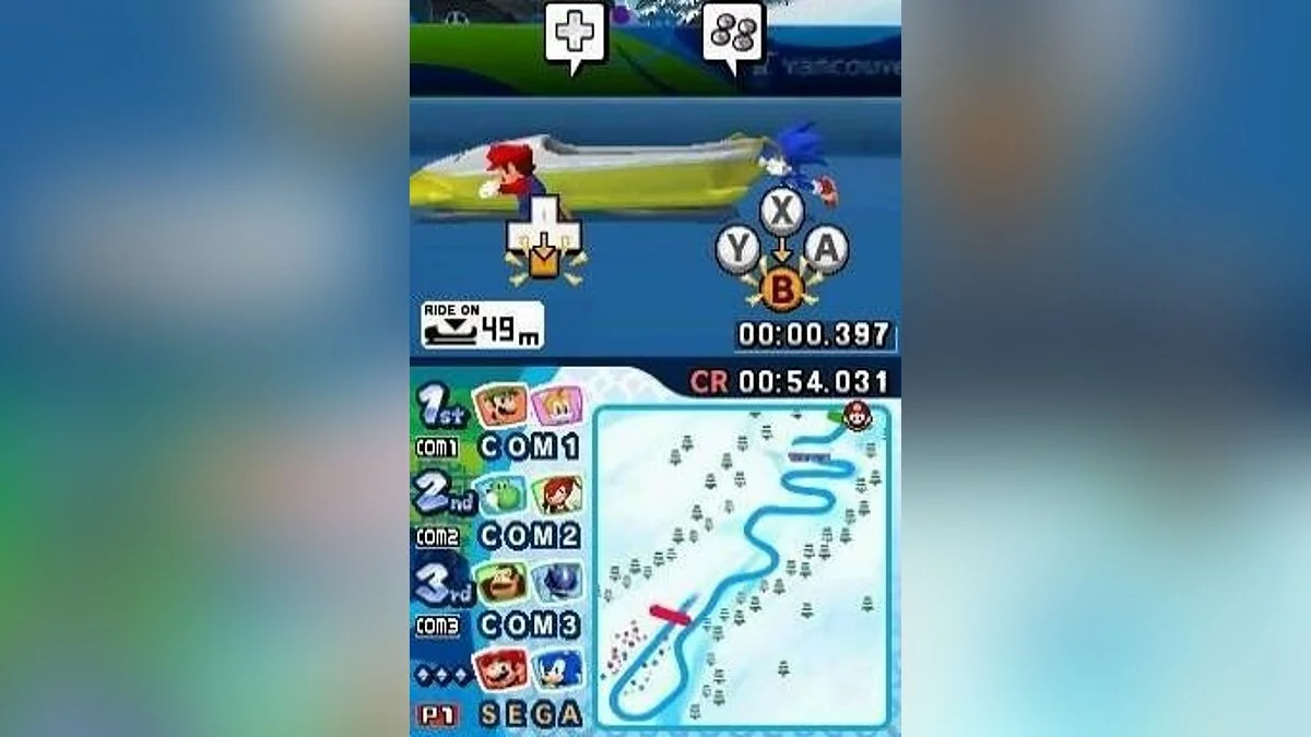 Скриншоты из Mario & Sonic at the Olympic Winter Games / Картинка 154
