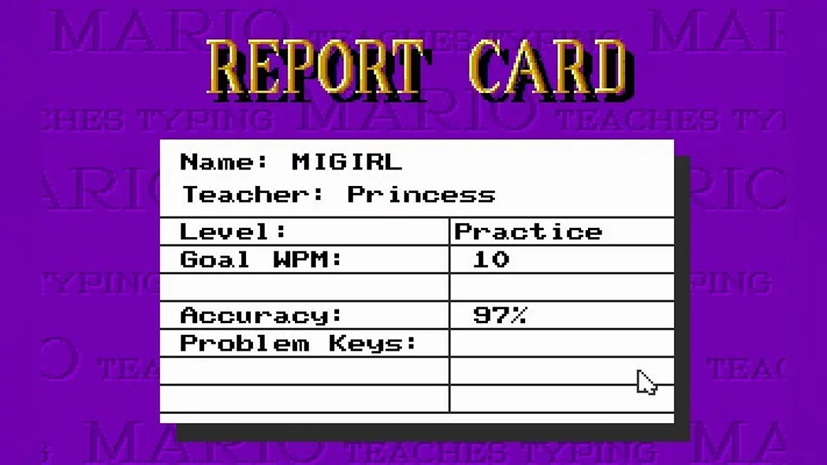 Скриншоты из Mario Teaches Typing / Картинка 13