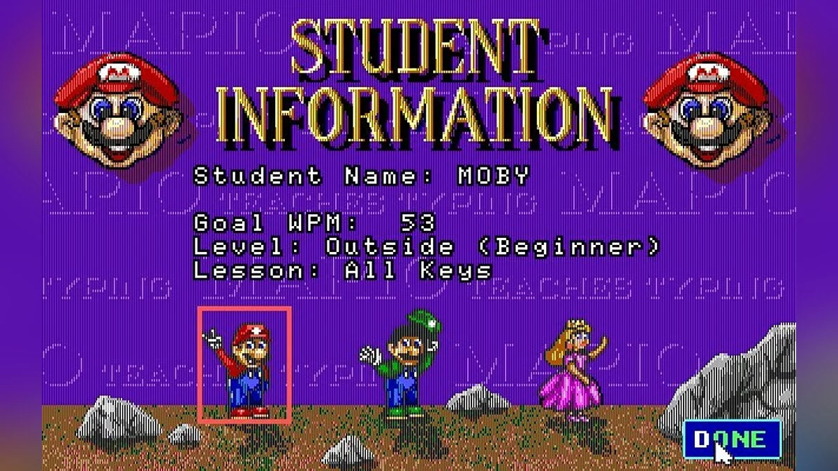 Скриншоты из Mario Teaches Typing / Картинка 15