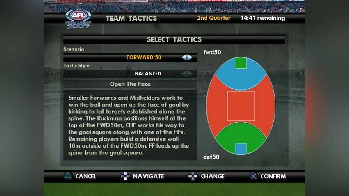 Скриншоты из AFL Premiership 2007 / Картинка 21