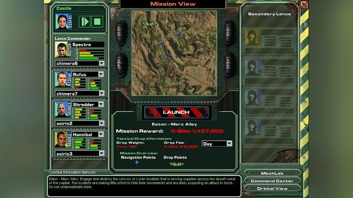 Скриншоты из MechWarrior 4: Mercenaries / Картинка 11