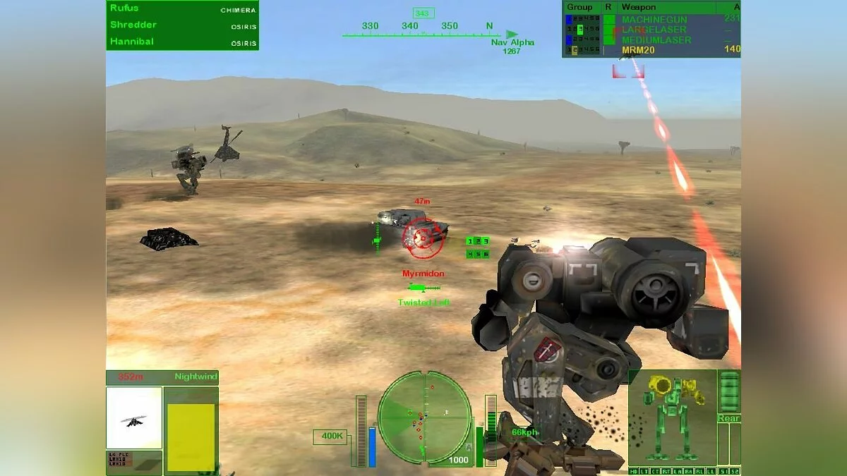 Скриншоты из MechWarrior 4: Mercenaries / Картинка 32