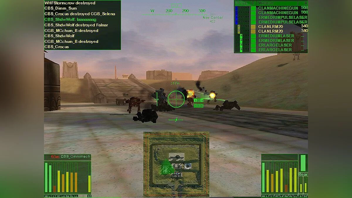 Скриншоты из MechWarrior 4: Vengeance / Картинка 63