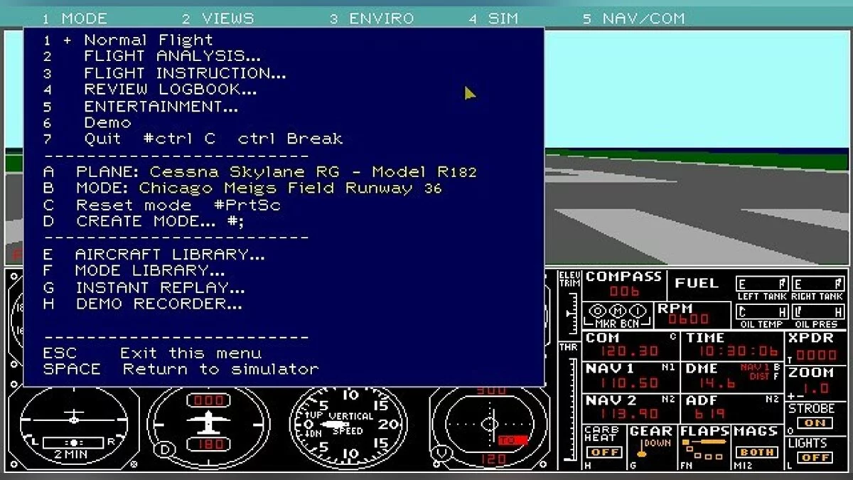 Скриншоты из Microsoft Flight Simulator (v4.0) / Картинка 6