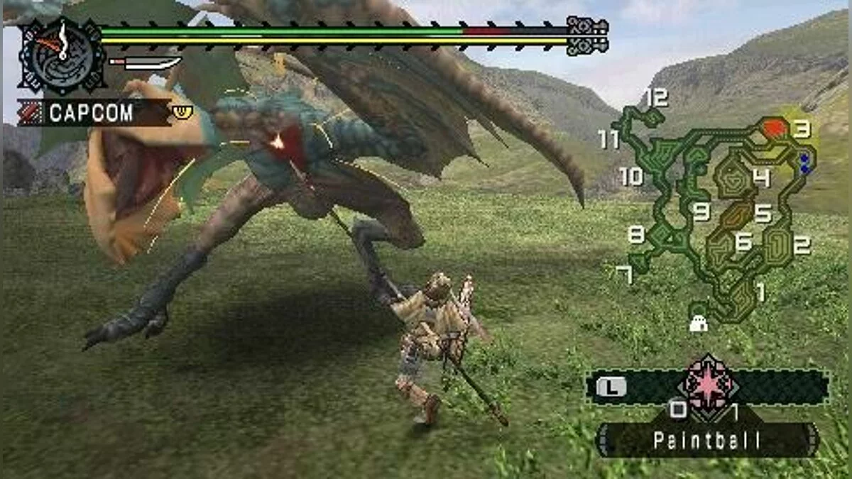 Скриншоты из Monster Hunter Freedom / Картинка 3