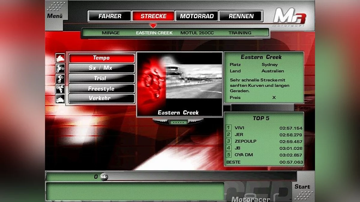Скриншоты из Moto Racer 3 / Картинка 16