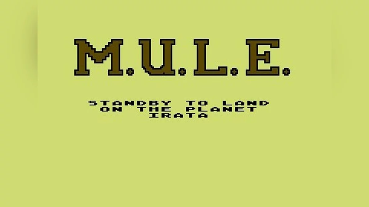 Скриншоты из M.U.L.E. / Картинка 19