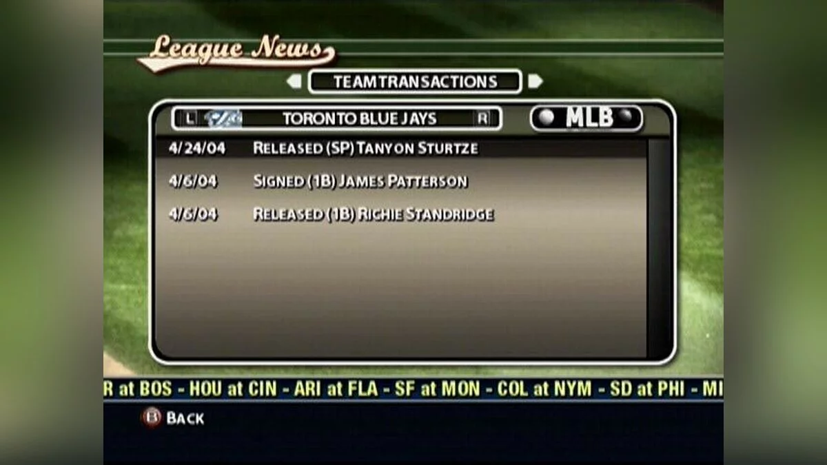 Скриншоты из MVP Baseball 2004 / Картинка 24