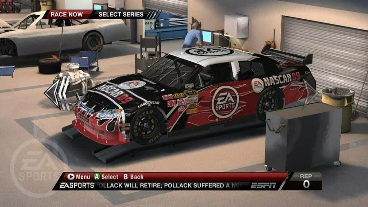 Скриншоты из NASCAR 09 / Картинка 28