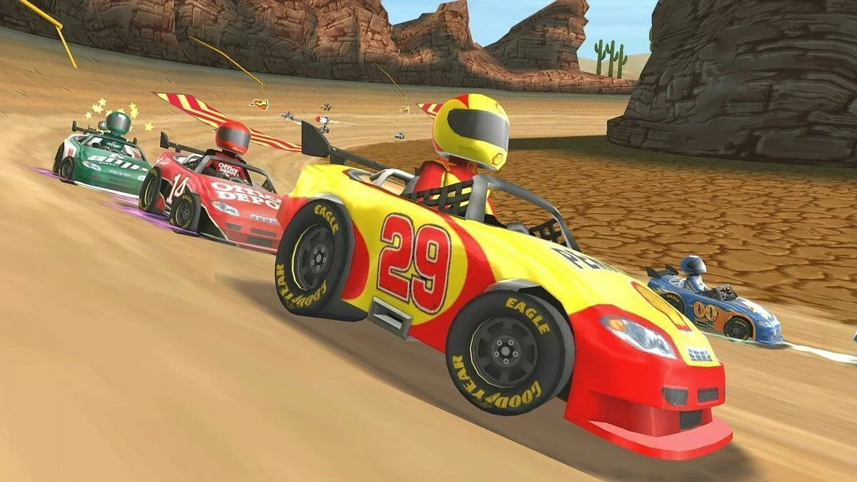 Скриншоты из NASCAR Kart Racing / Картинка 2