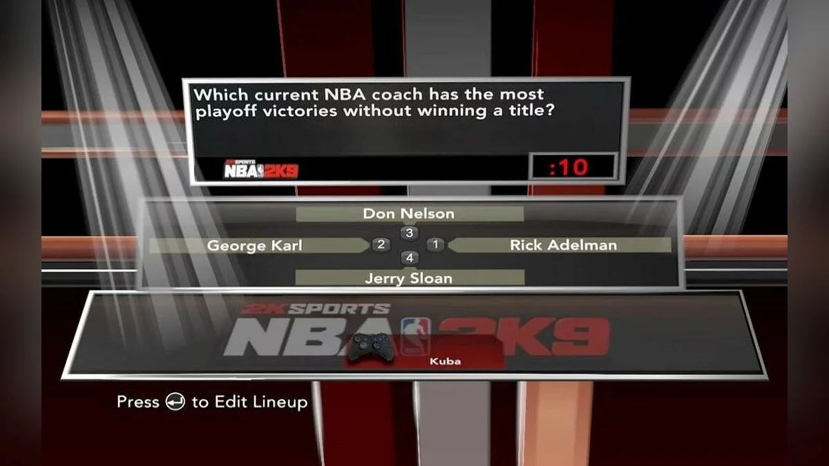 Скриншоты из NBA 2K9 / Картинка 104