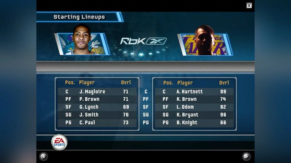 Скриншоты из NBA Live 06 / Картинка 22